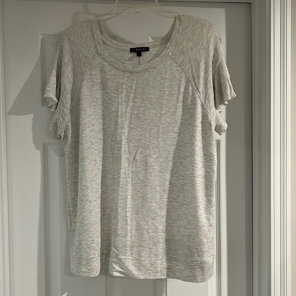 Lane Bryant top with ruffle sleeves